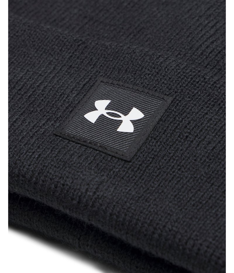 Under Armour Youth Halftime junior beanie winter hat, black/white