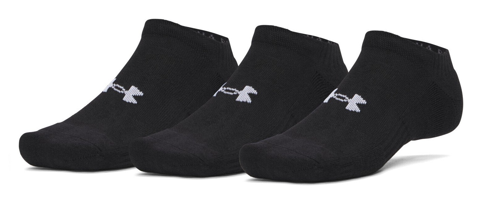 Under Armour Performance Cotton unisex socks (3pack), ultimate black/white