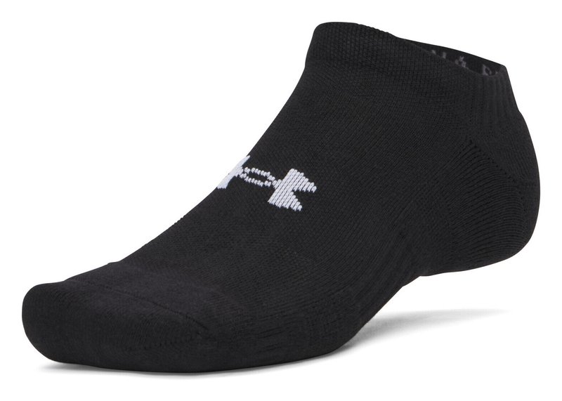 Under Armour Performance Cotton unisex socks (3pack), ultimate black/white