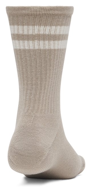 Under Armour Essential Crew unisex socks (6 pack), timberwolf taupe/white/stone