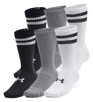 Under Armour Essential Crew unisex socks (6 pack), white/black