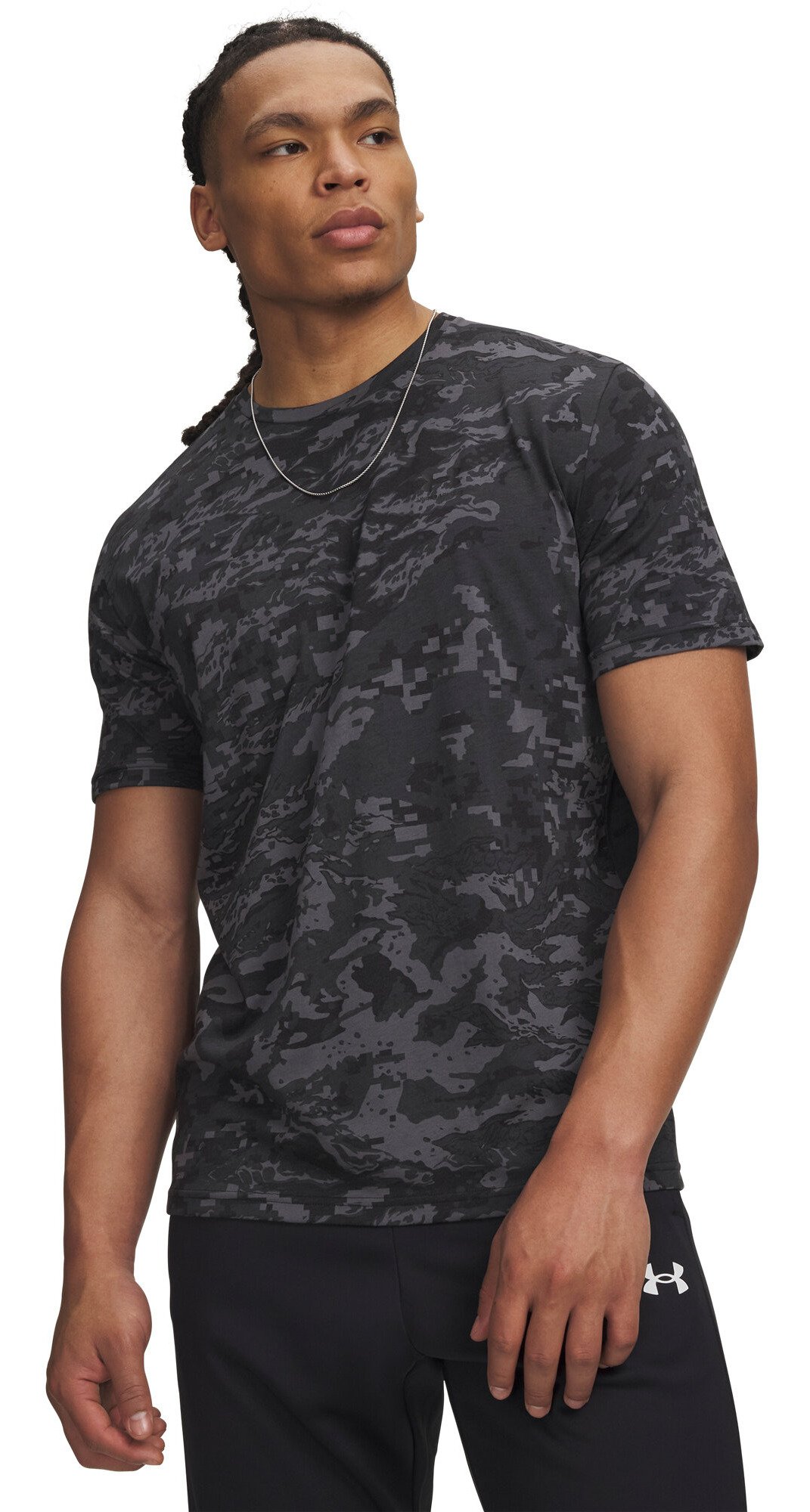 Under Armour ABC Camo SS men's t-shirt, camo black