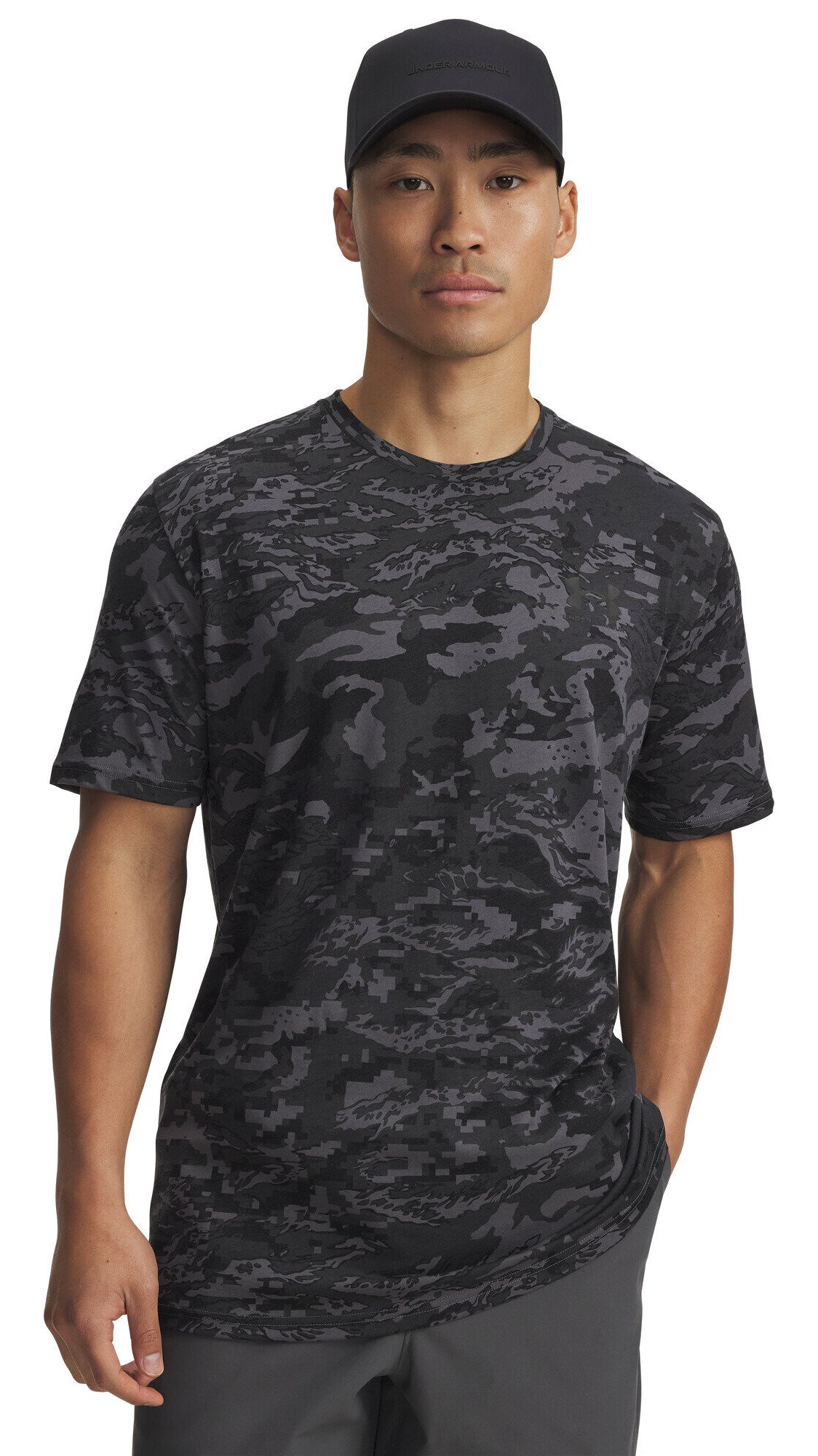 Under Armour ABC Camo SS men's t-shirt, castlerock