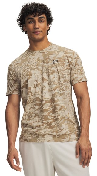 Under Armour ABC Camo SS men's t-shirt, city khaki/black