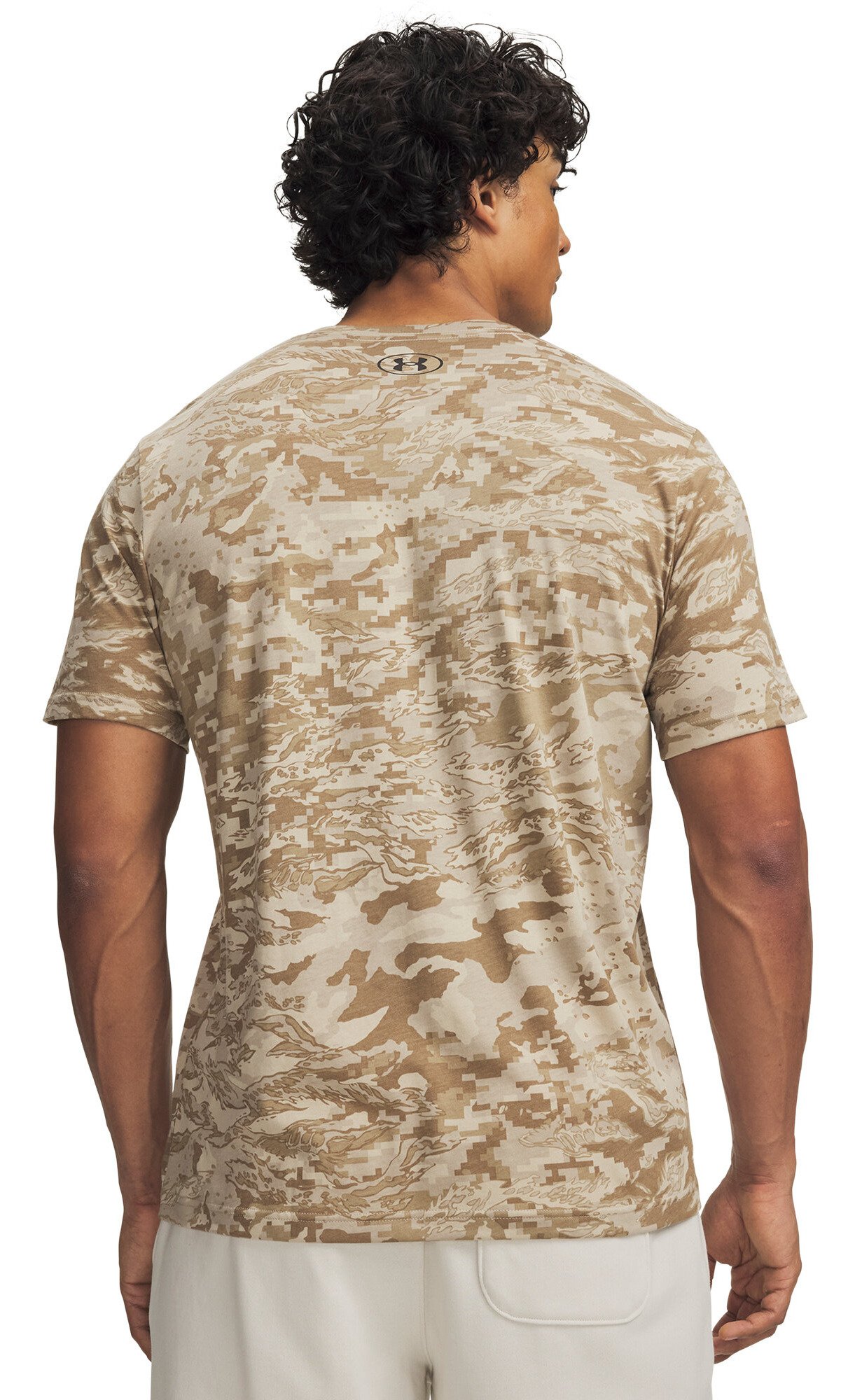 Under Armour ABC Camo SS men's t-shirt, city khaki/black