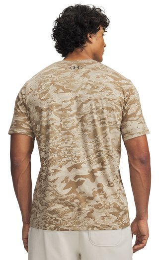 Under Armour ABC Camo SS men's t-shirt, city khaki/black