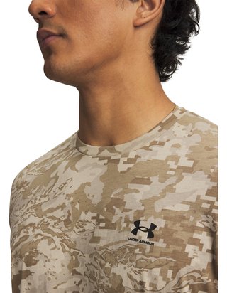 Under Armour ABC Camo SS men's t-shirt, city khaki/black