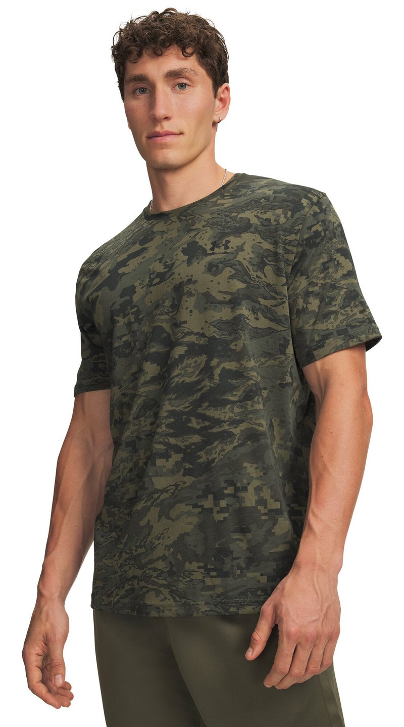 Under Armour ABC Camo SS men's t-shirt, marine OD green/black