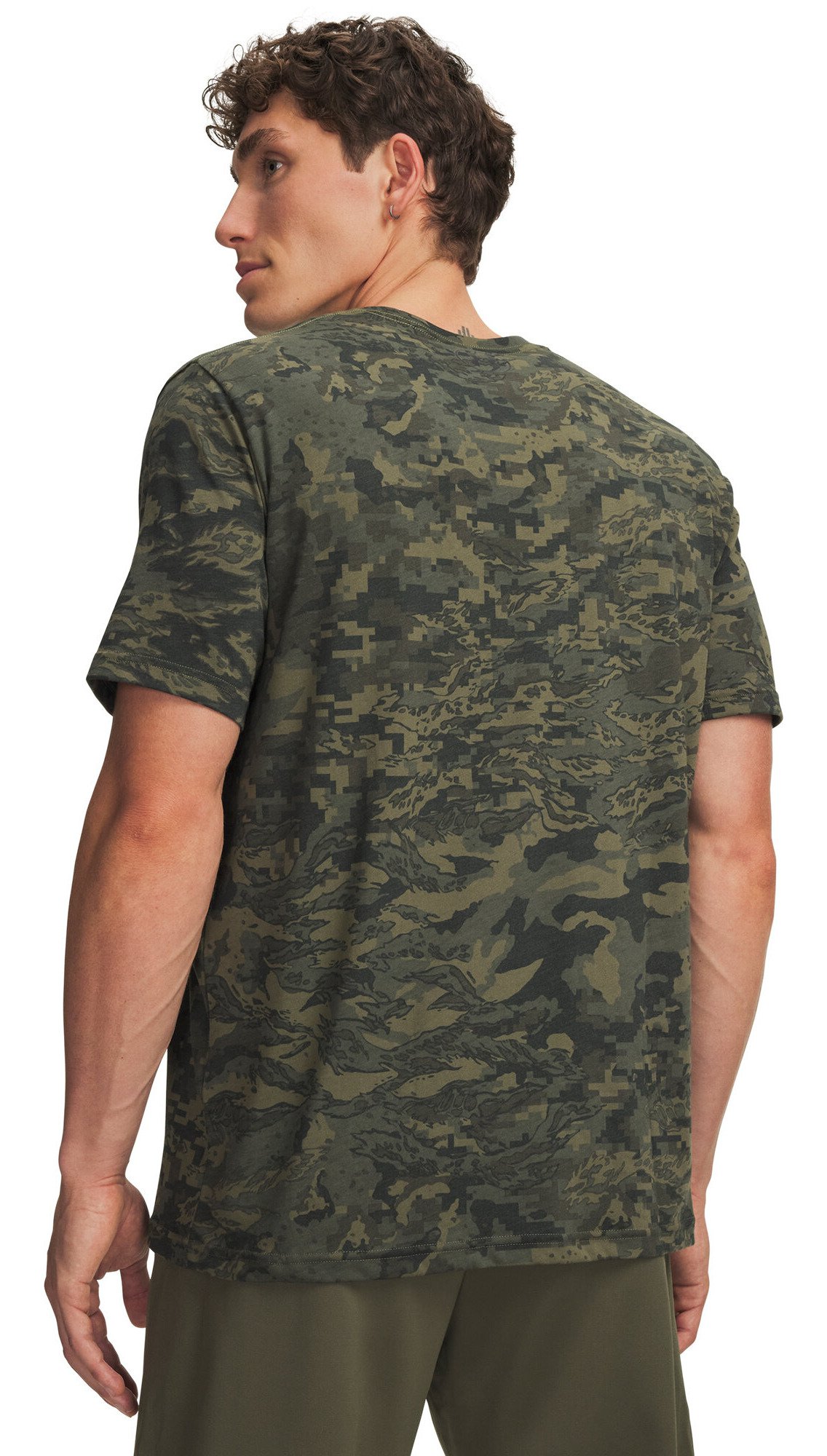 Under Armour ABC Camo SS men's t-shirt, marine OD green/black