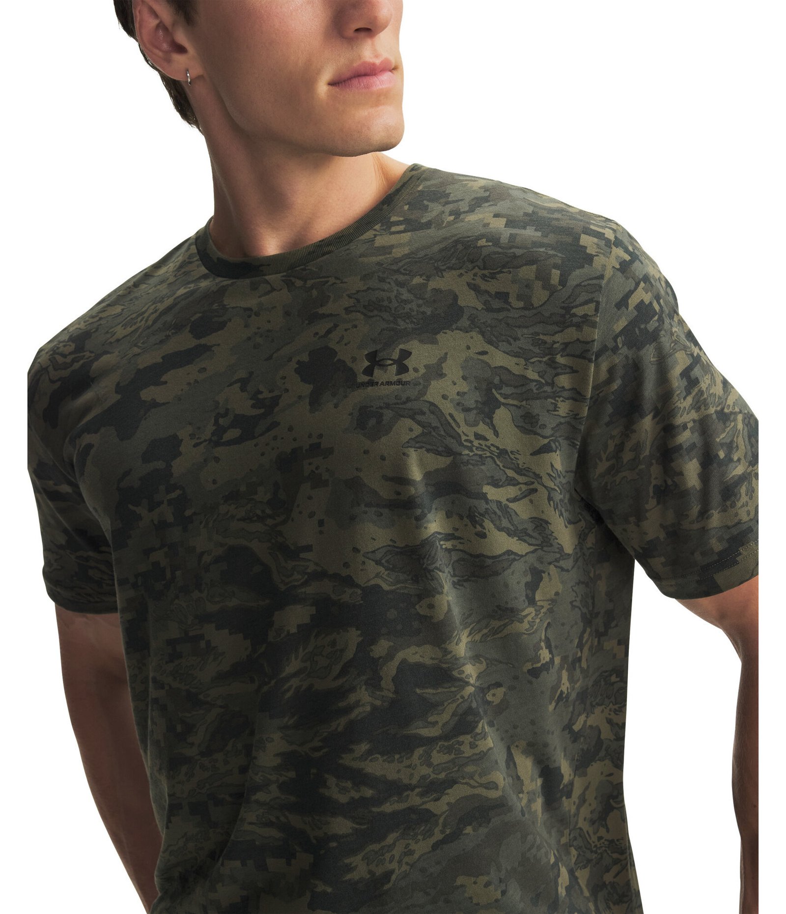 Under Armour ABC Camo SS men's t-shirt, marine OD green/black