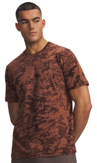 Under Armour ABC Camo SS men's t-shirt, vintage mocha