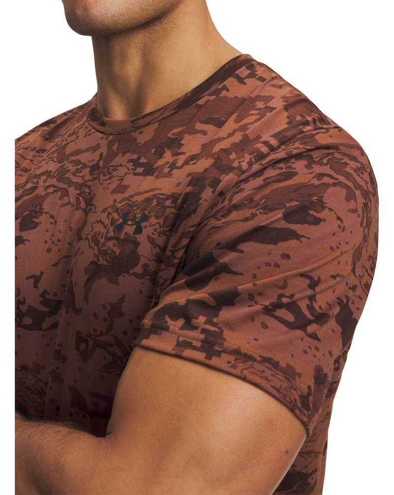 Under Armour ABC Camo SS men's t-shirt, vintage mocha