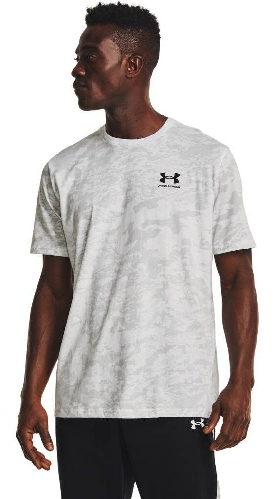 Under Armour ABC Camo SS men's t-shirt, white/black