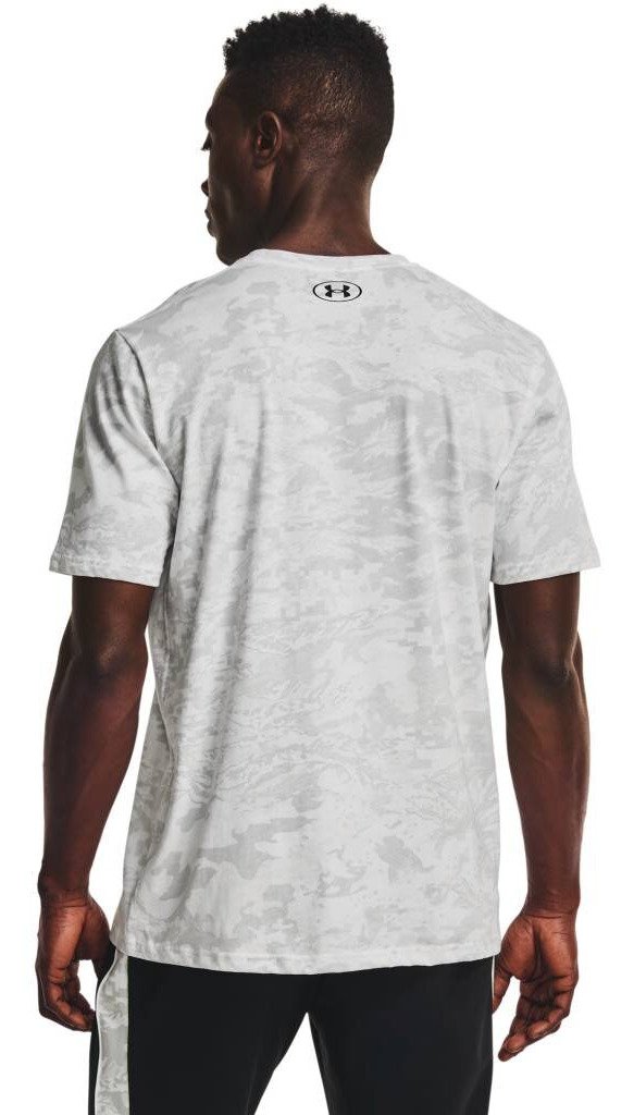Under Armour ABC Camo SS men's t-shirt, white/black