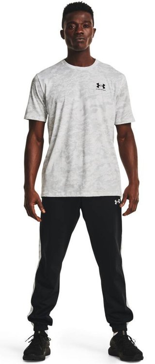 Under Armour ABC Camo SS men's t-shirt, white/black