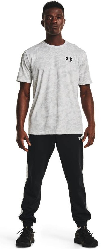 Under Armour ABC Camo SS men's t-shirt, white/black