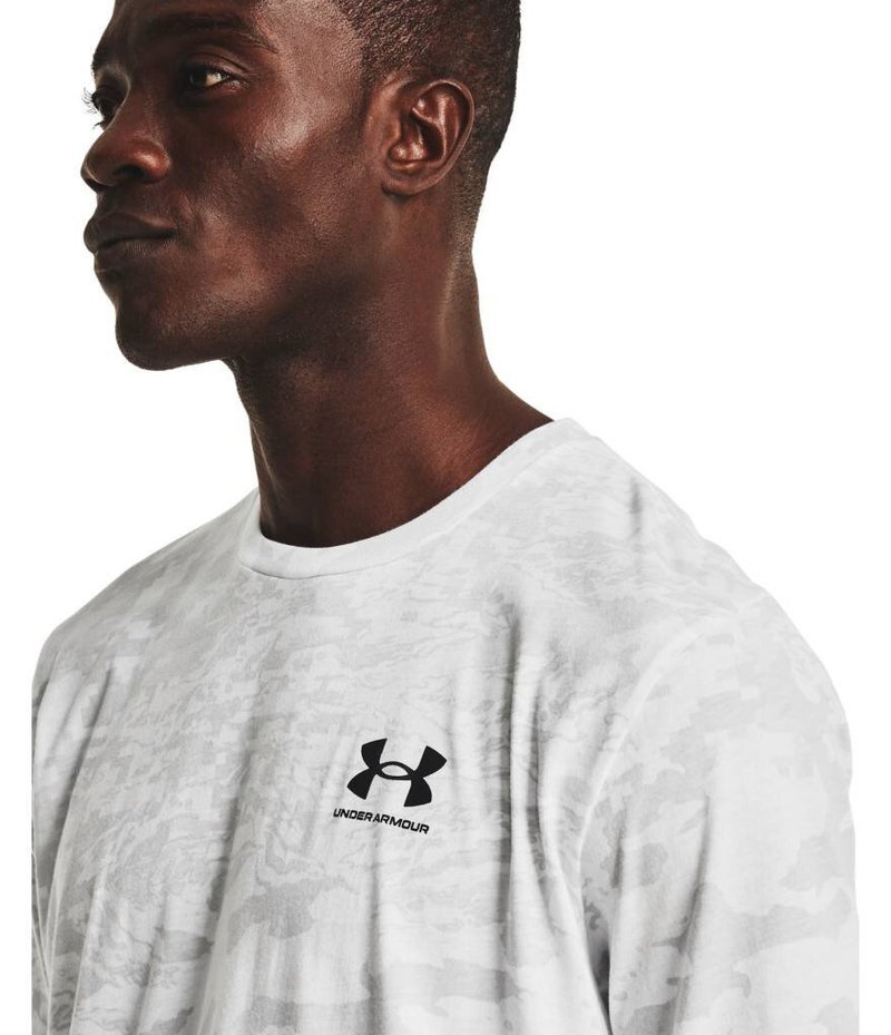 Under Armour ABC Camo SS men's t-shirt, white/black