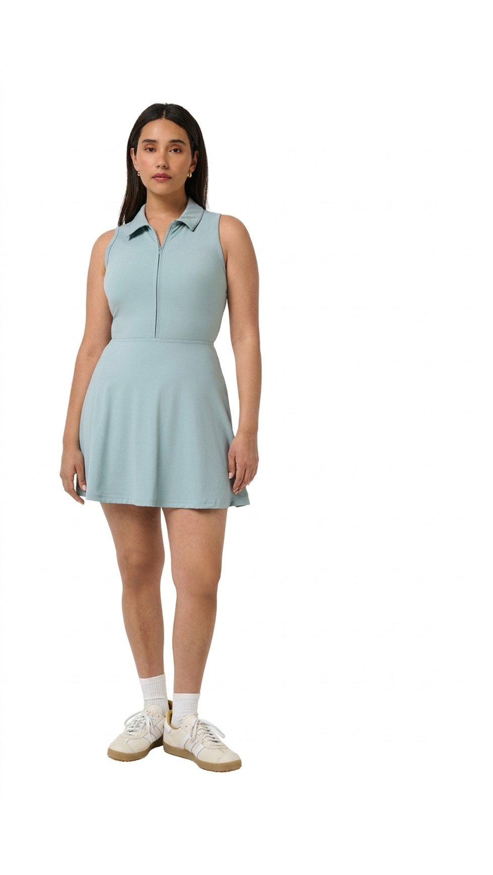 Travis Mathew Moveknit Sleeveless Polo ladies dress, slate
