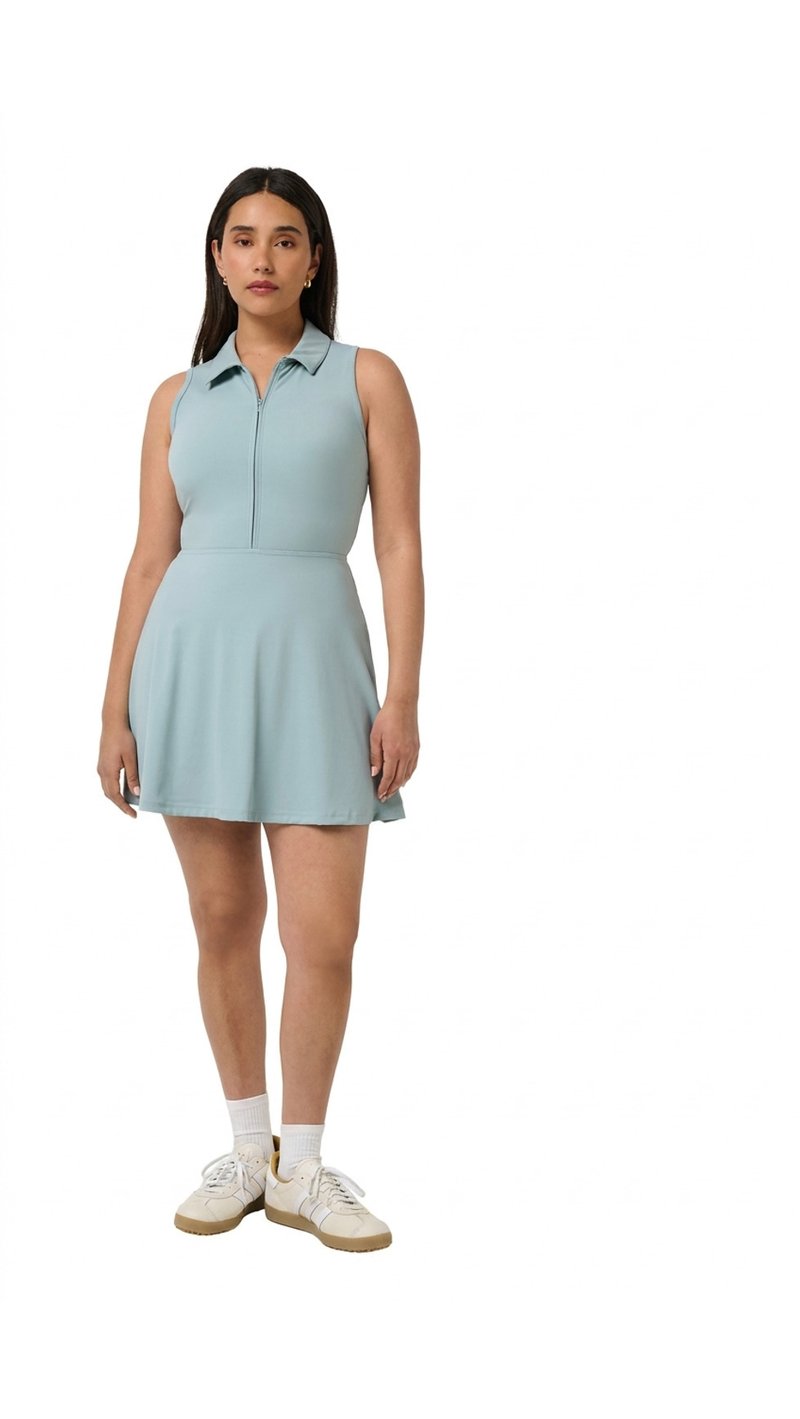 Travis Mathew Moveknit Sleeveless Polo ladies dress, slate