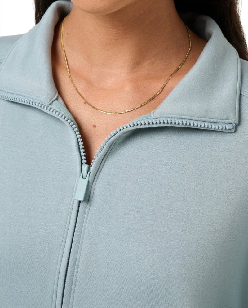 Travis Mathew Skyloft Soft Half Zip Pullover ladies sweatshirt, slate