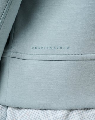 Travis Mathew Skyloft Soft Half Zip Pullover ladies sweatshirt, slate