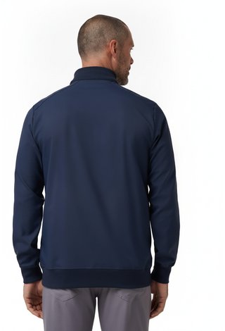 Travis Mathew Open To Close 2.0 Full Zip men's jacket, total eclipse