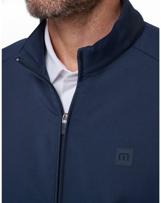 Travis Mathew Open To Close 2.0 Full Zip men's jacket, total eclipse