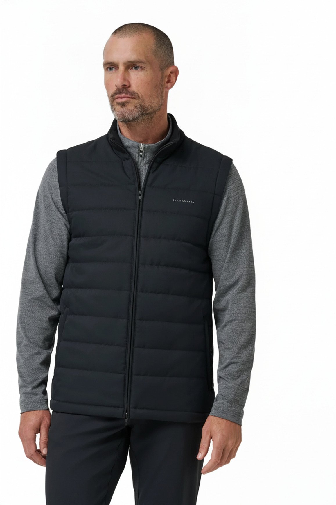 Travis Mathew Point Of Sail men's vest, black