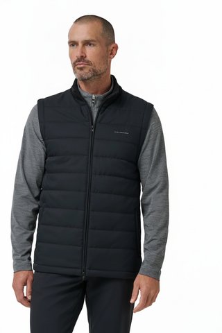 Travis Mathew Point Of Sail men's vest, black