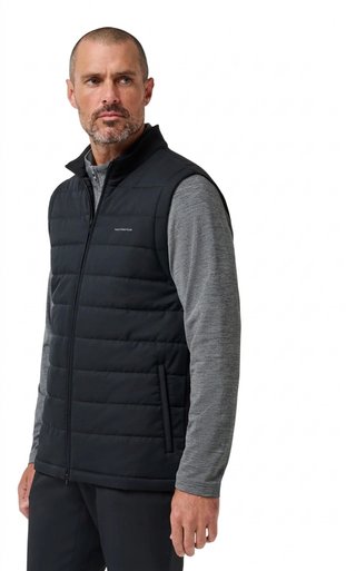 Travis Mathew Point Of Sail men's vest, black
