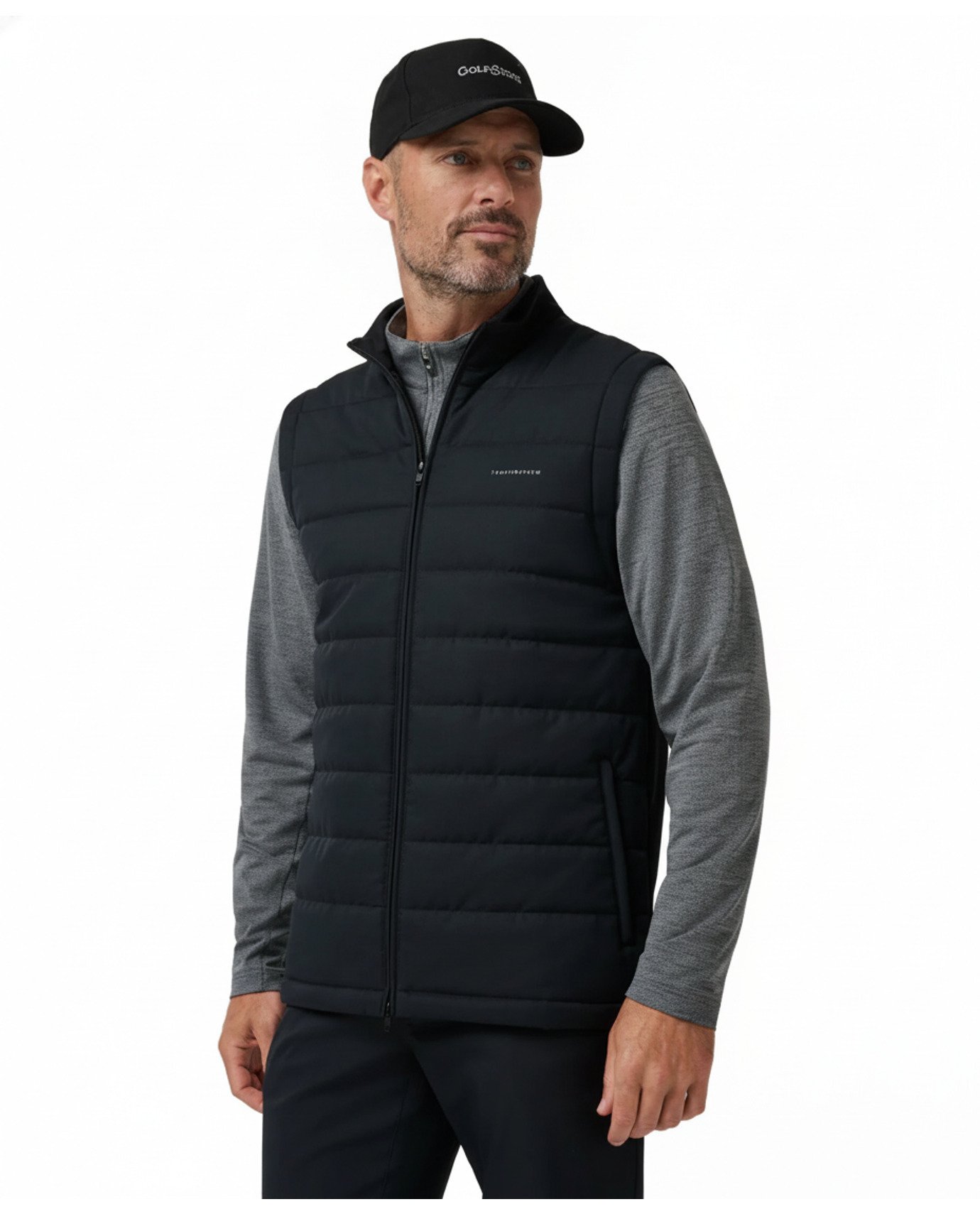 Travis Mathew Point Of Sail men's vest, black
