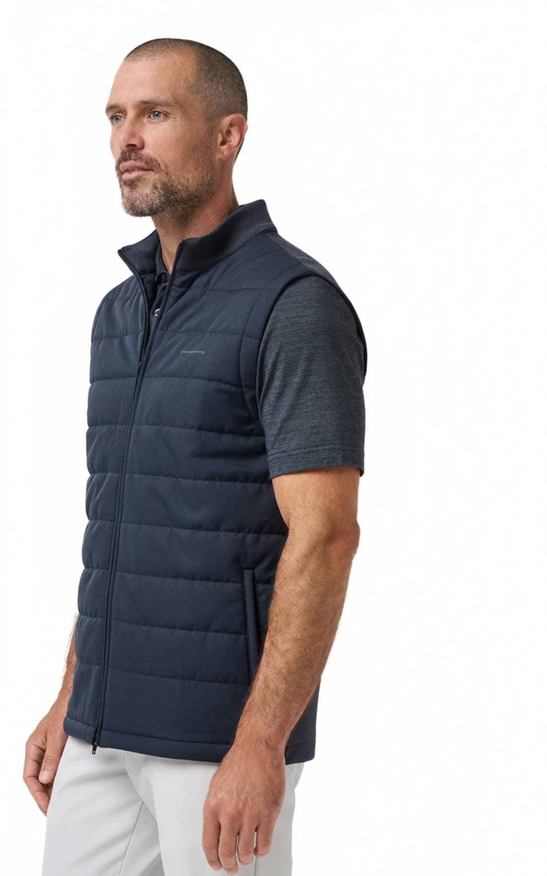 Travis Mathew Point Of Sail men's vest, mood indigo