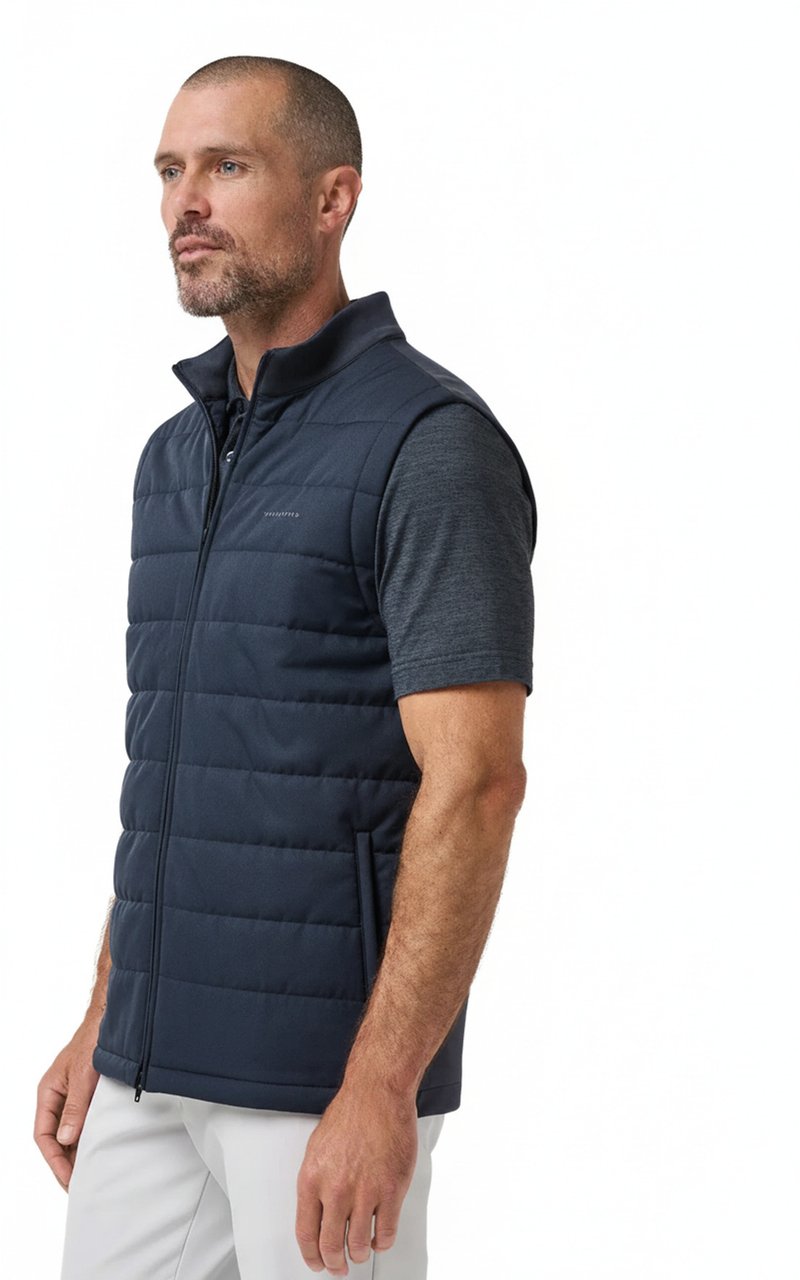 Travis Mathew Point Of Sail men's vest, mood indigo