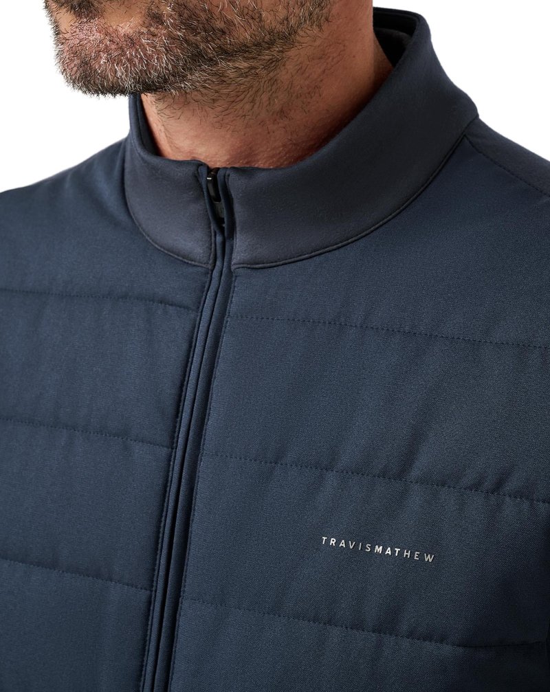 Travis Mathew Point Of Sail men's vest, mood indigo
