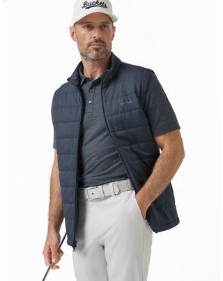 Travis Mathew Point Of Sail men's vest, mood indigo