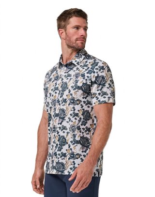 Travis Mathew Featherweight Villa men's polo, white