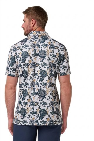 Travis Mathew Featherweight Villa men's polo, white
