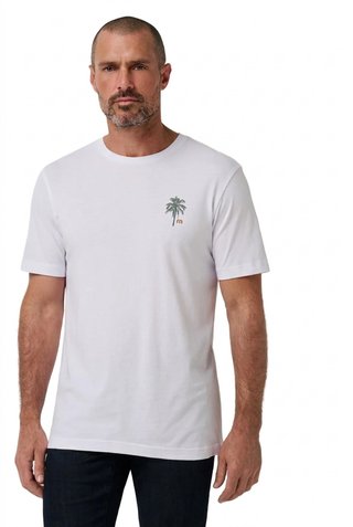 Travis Mathew Horizon Hideaway men's T-shirt, white