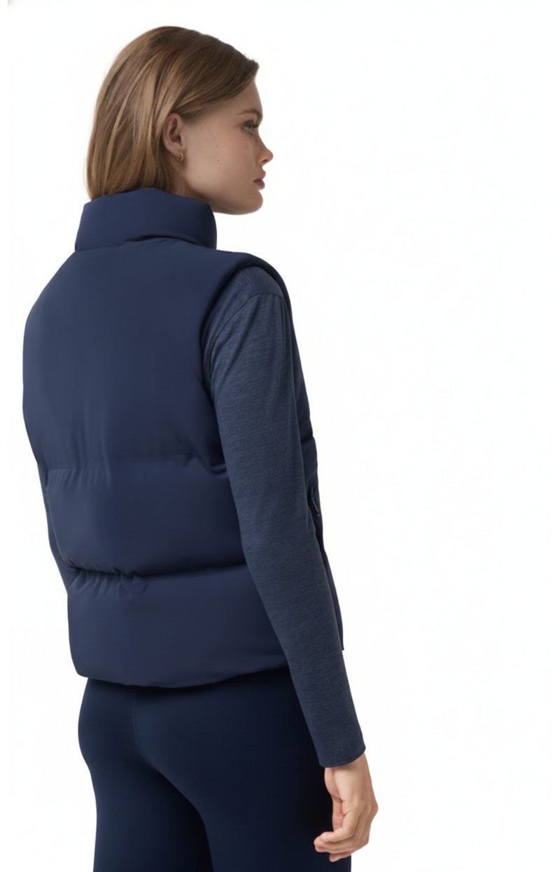Travis Mathew Moontide Bonded 2.0 ladies vest, navy blazer