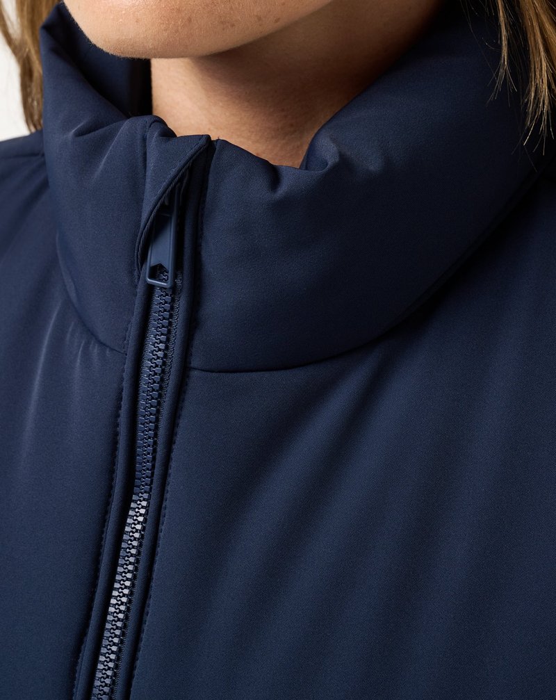 Travis Mathew Moontide Bonded 2.0 ladies vest, navy blazer