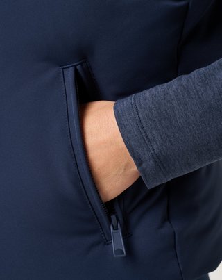 Travis Mathew Moontide Bonded 2.0 ladies vest, navy blazer