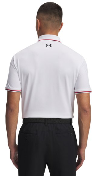 Under Armour Playoff 3.0 Rib men's polo, white
