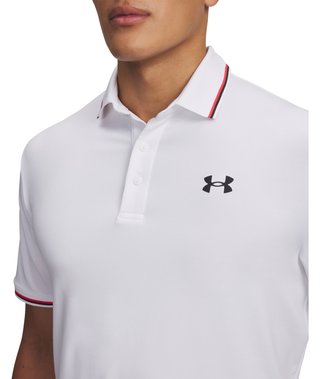 Under Armour Playoff 3.0 Rib men's polo, white