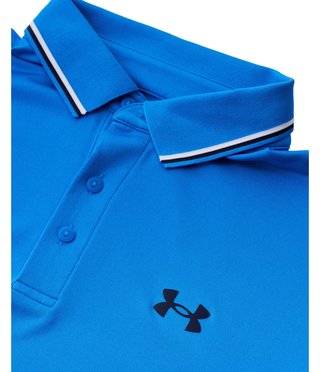Under Armour Playoff 3.0 Rib men's polo, blue atlantis