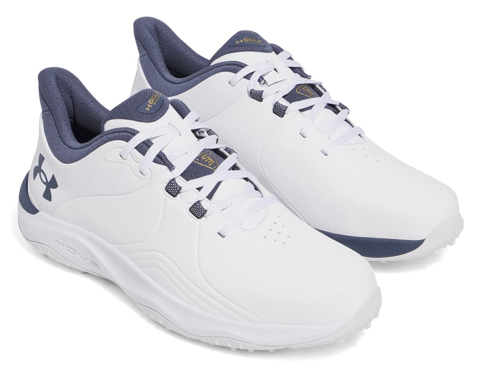 Under Armour Drive Pro SL Wide men's golf shoes, white