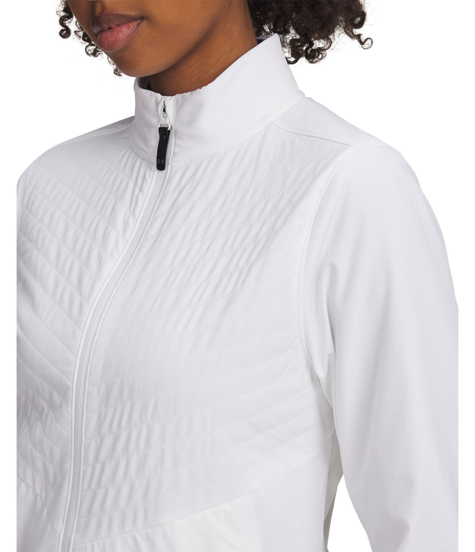 Under Armour Drive Pro FZ ladies jacket, white/black