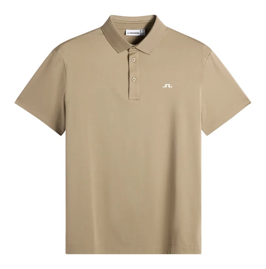 J.Lindeberg Bridge mens polo, brindle