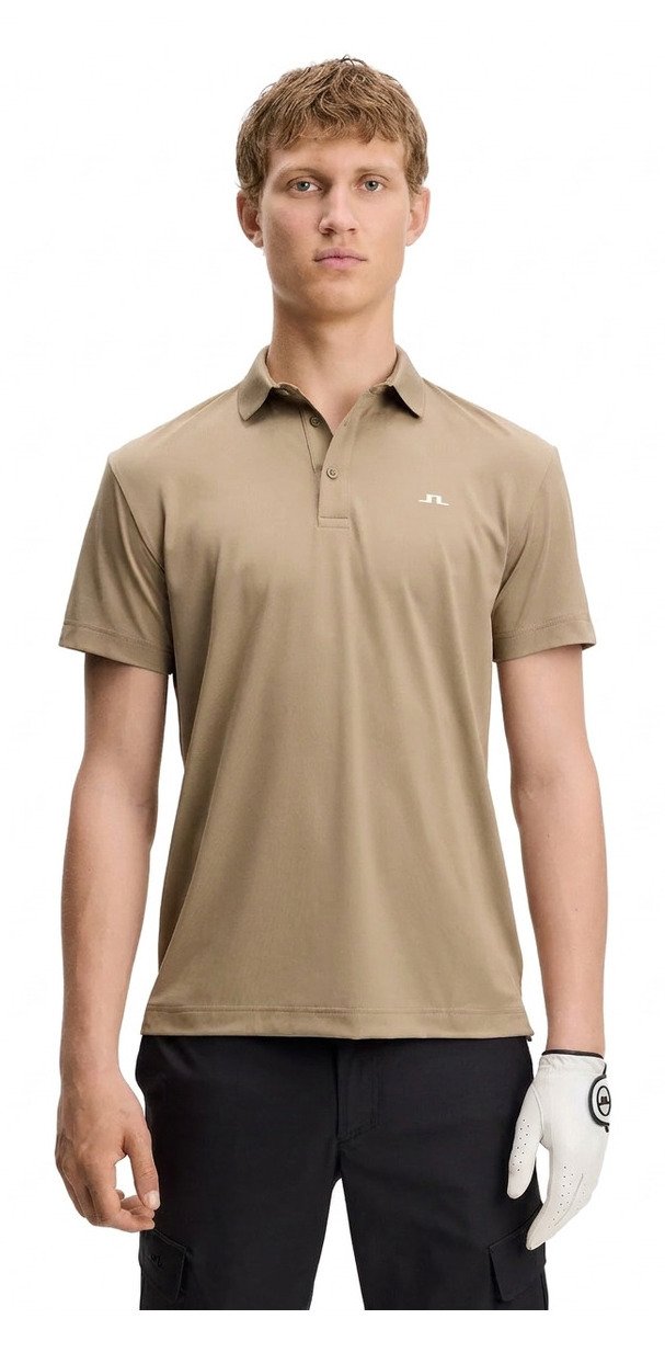 J.Lindeberg Bridge mens polo, brindle
