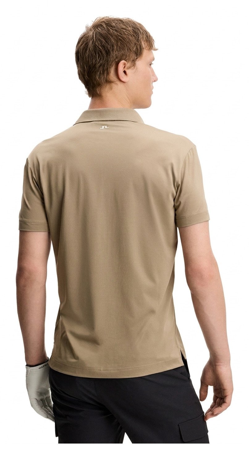 J.Lindeberg Bridge mens polo, brindle