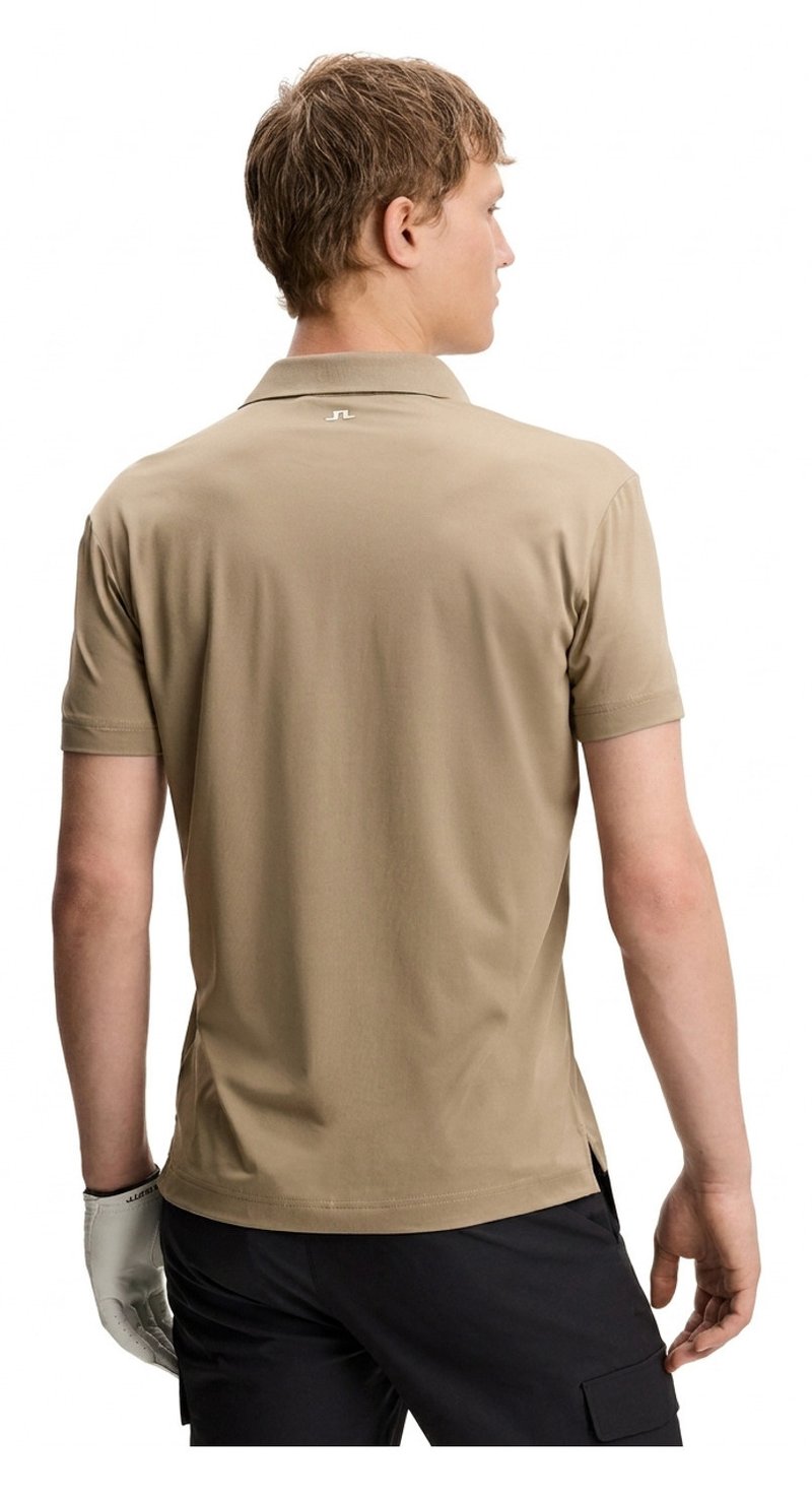 J.Lindeberg Bridge mens polo, brindle